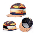 Sombrero Snapback de impresión digital floral personalizado